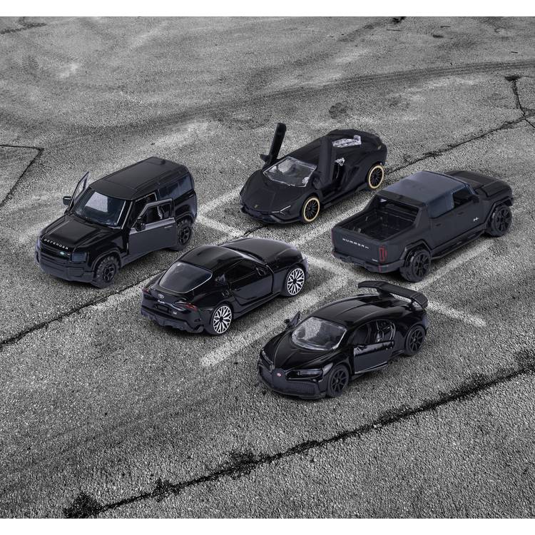 Majorette Super Cars 5-pack die-cast car models (British brand)