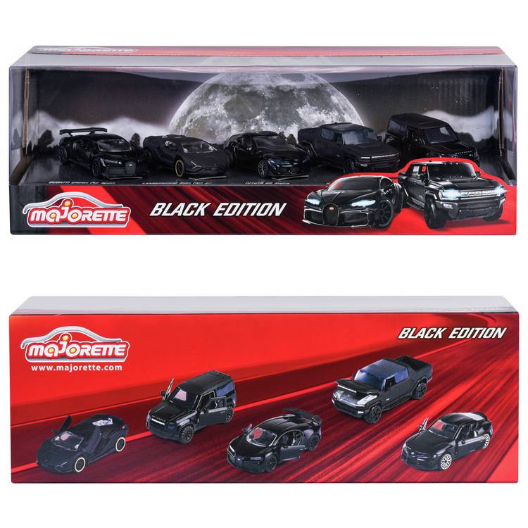 Majorette Super Cars 5-pack die-cast car models (British brand)