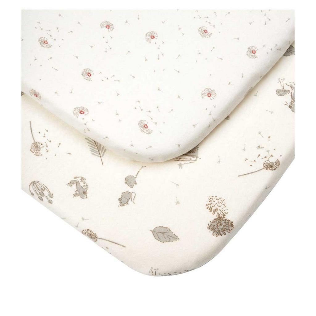 Tutti Bambini Bedside Crib Fitted Sheets 2pk - Cocoon