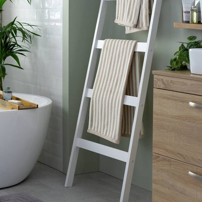 Argos Habitat Neutral Stripe Bath Sheet 100x150cm- Buy online at McGrocer
