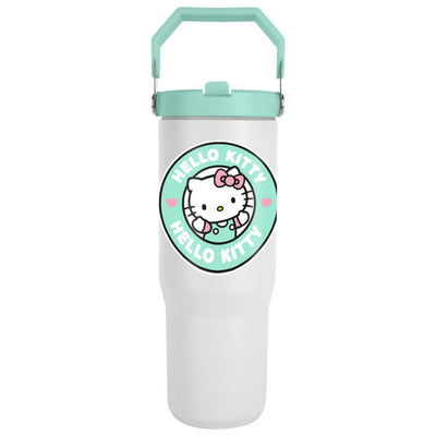 Argos Hello Kitty Green and White Stainless Steel Soda Cup - 850ml- Buy online at McGrocer