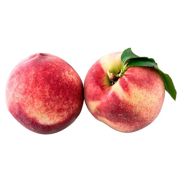 Natoora Italian Large Ripe White Peaches   2 per pack GOODS M&S   