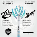 Winmau Azalea 24g 90% tungsten darts set, UK version