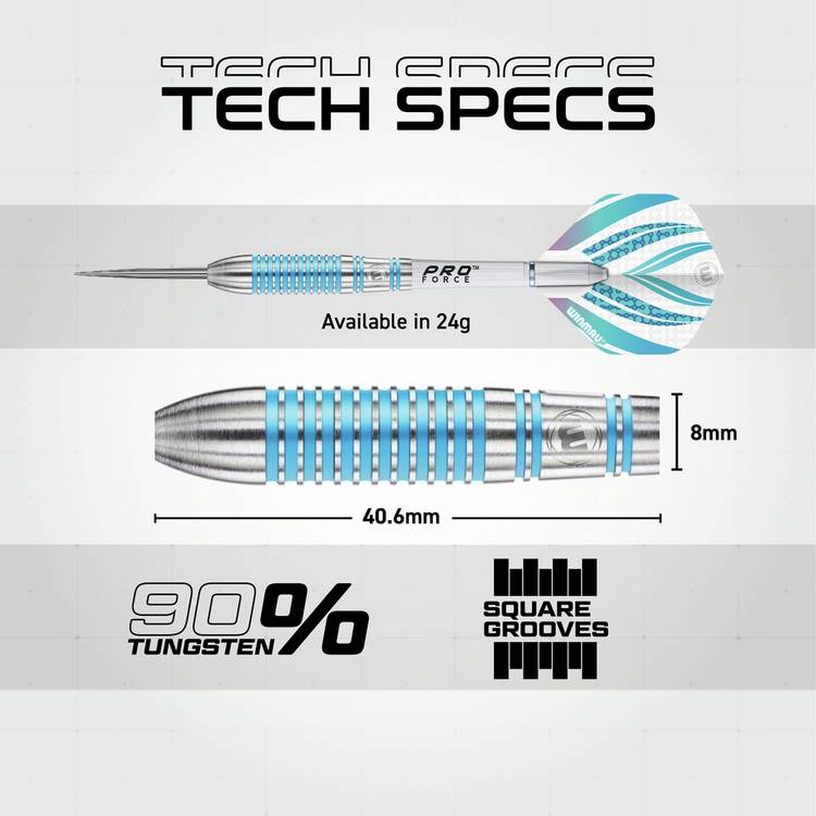 Winmau Azalea 24g 90% tungsten darts set, UK version