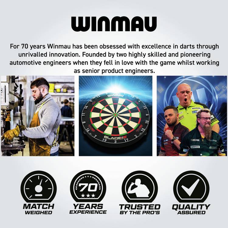 Winmau Azalea 24g 90% tungsten darts set, UK version
