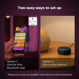 Philips Hue Bloom smart table lamp black, imported from the UK