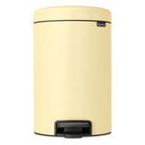 Brabantia New Icon pedal bin 12 litre mellow yellow (British brand)
