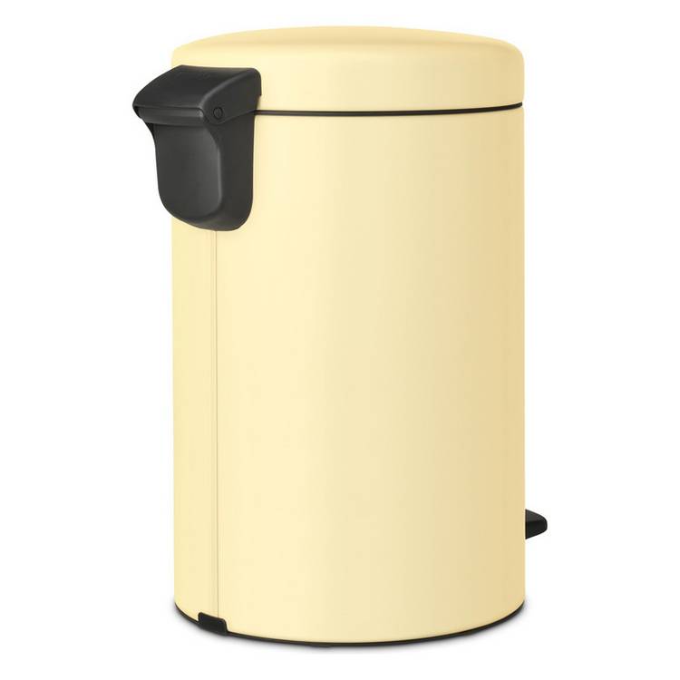 Brabantia New Icon pedal bin 12 litre mellow yellow (British brand)