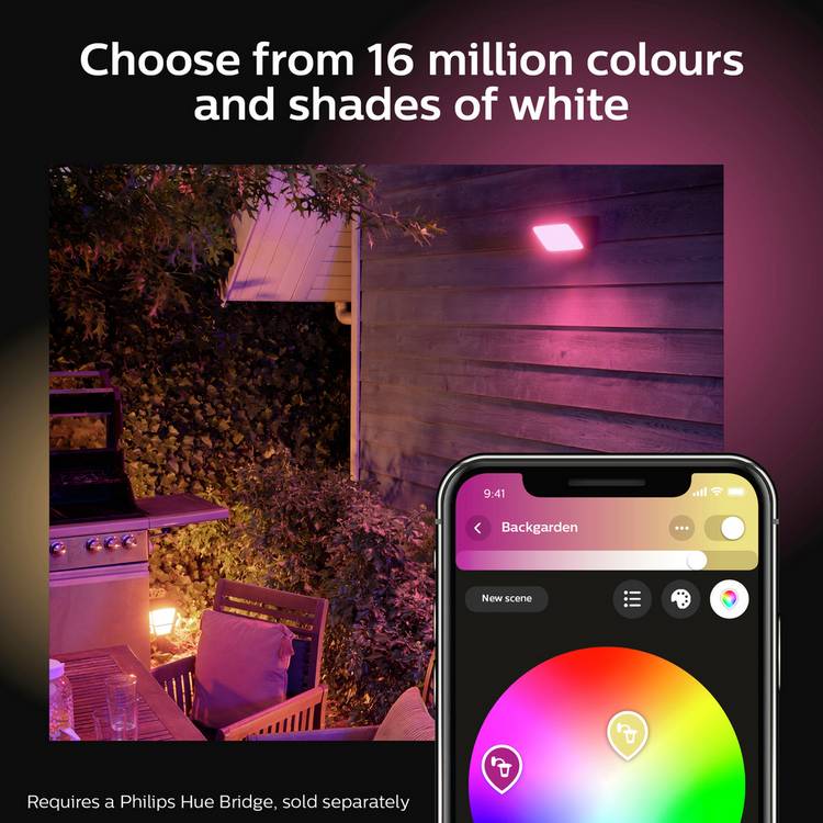 Philips Hue Floodlight black (British brand)