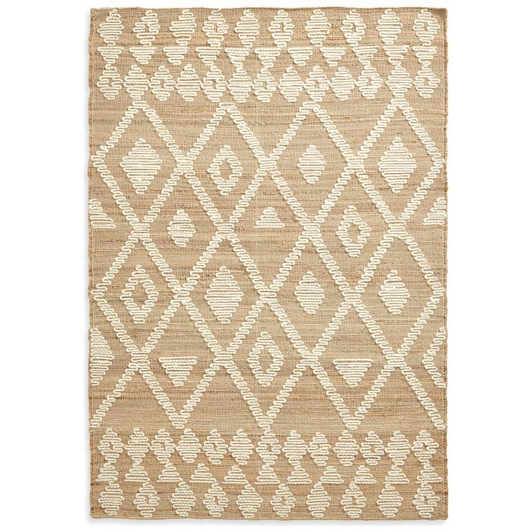 Habitat jute flatweave rug Aztec neutral 120x170cm - British product