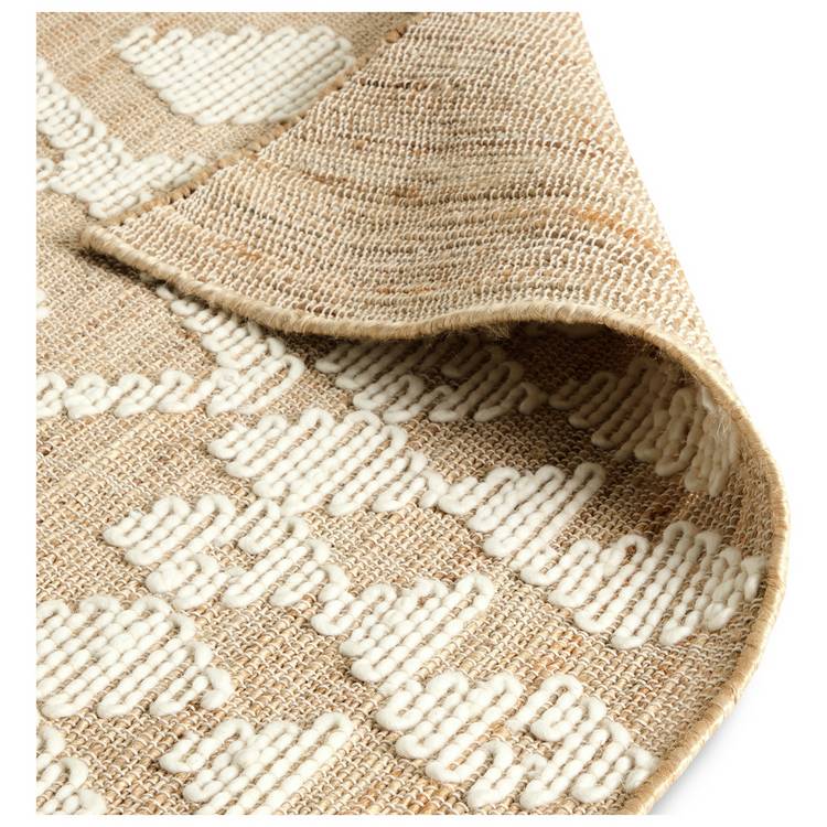 Habitat jute flatweave rug Aztec neutral 120x170cm - British product