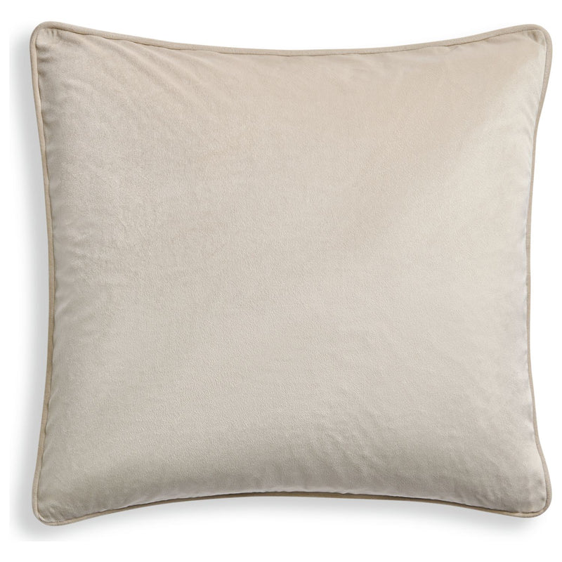 Habitat Velvet Cushion - Champagne - 55x55cm