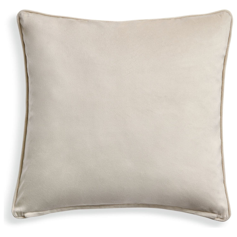 Habitat Velvet Cushion - Champagne - 55x55cm