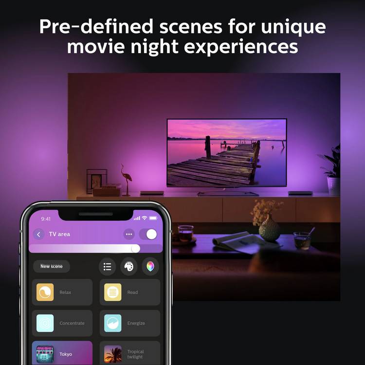 Philips Hue Play Smart Light Bar pack of 2 white - British product