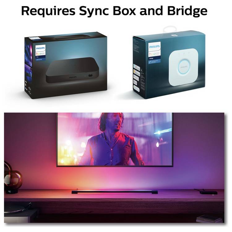 Philips Hue gradient light tube compact black, UK version