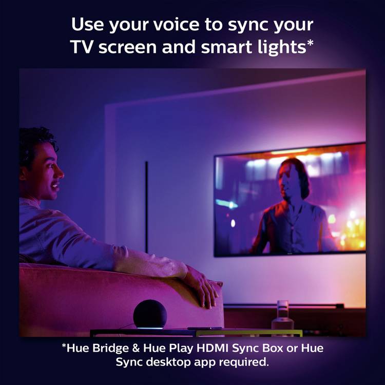 Philips Hue gradient light tube compact black, UK version