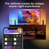 Philips Hue Play lightbar 2-pack with bridge, imported from the UK