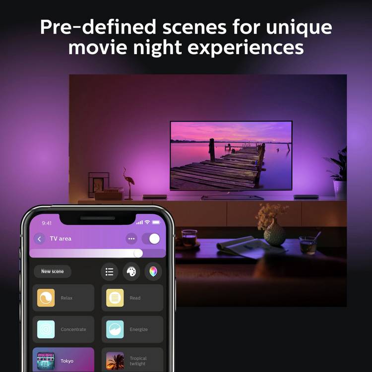 Philips Hue Play smart light bar, imported from the UK
