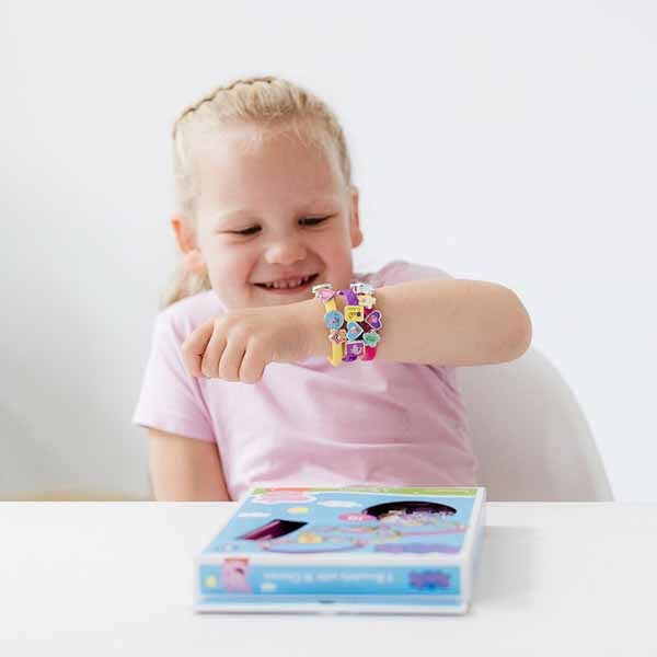 Peppa Pig bracelet and charm set - British product