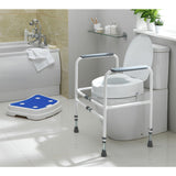Aidapt adjustable toilet frame mobility aid, imported from the UK