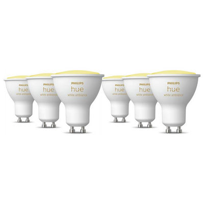 Argos Philips Hue GU10 4.2W Smart Light Bulb Pack of 6- Buy online at McGrocer