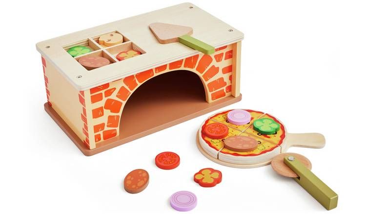 Chad Valley Wooden Pizza Counter