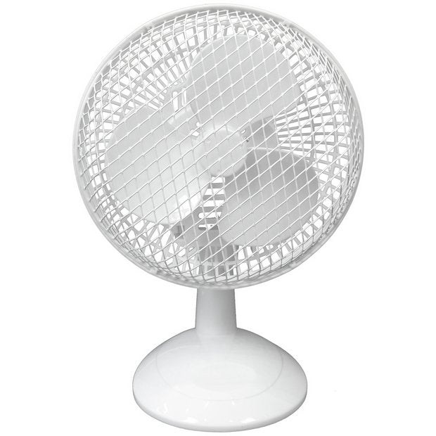 Bush white desk fan 7 inch - British product