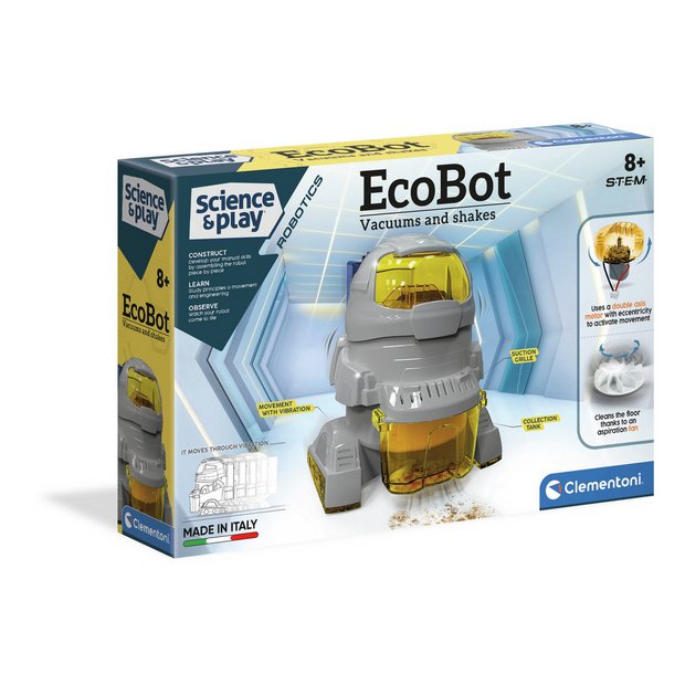 Clementoni Science Museum Ecobot robotics kit for kids (British brand)