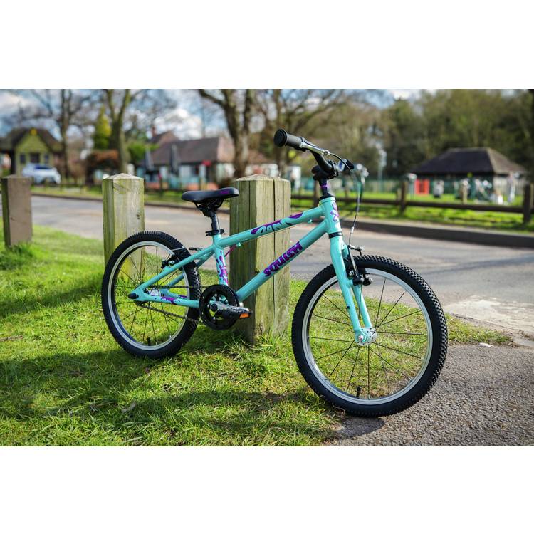 Squish kids bike aqua 18-inch, imported from the UK