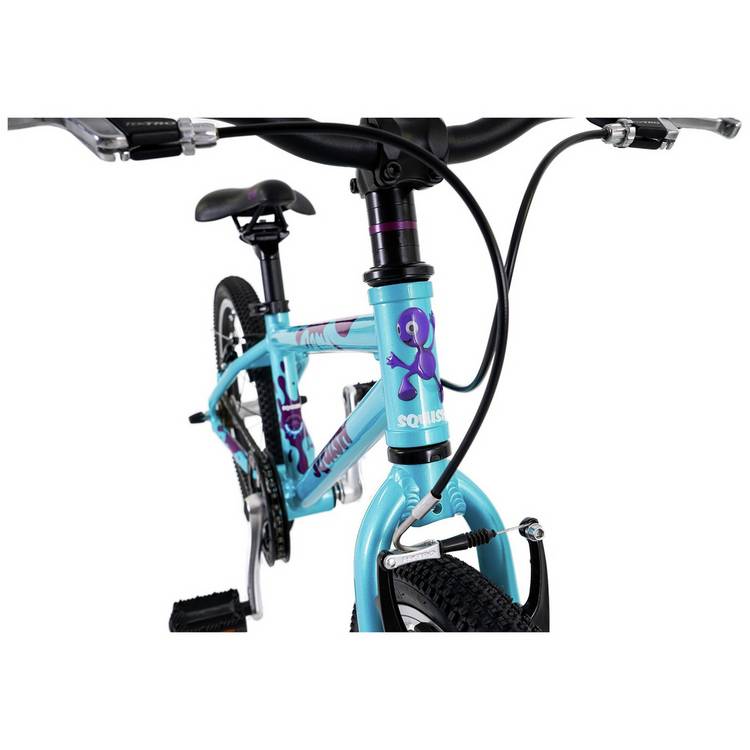 Squish kids bike aqua 18-inch, imported from the UK