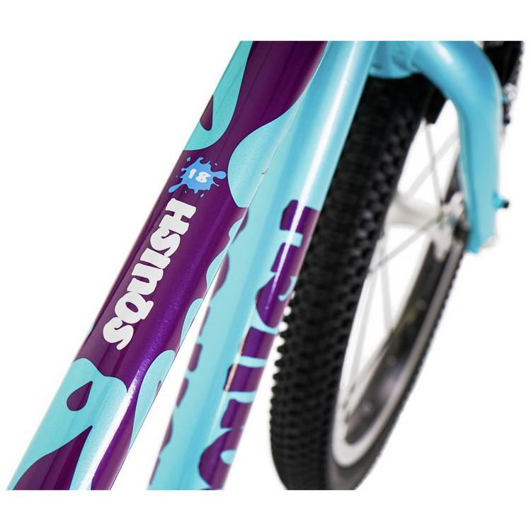 Squish kids bike aqua 18-inch, imported from the UK