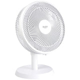 Bush white desk fan 12 inch with three speed settings, UK version