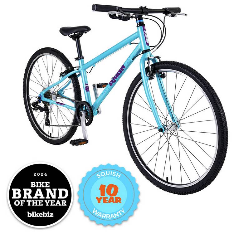 Squish Kids Bike Aqua 26 Inch, imported from the UK