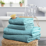 Argos Home 4 piece towel bale sky blue, imported from the UK