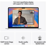 Apple MacBook Air M4 15.3-inch Silver (British brand)