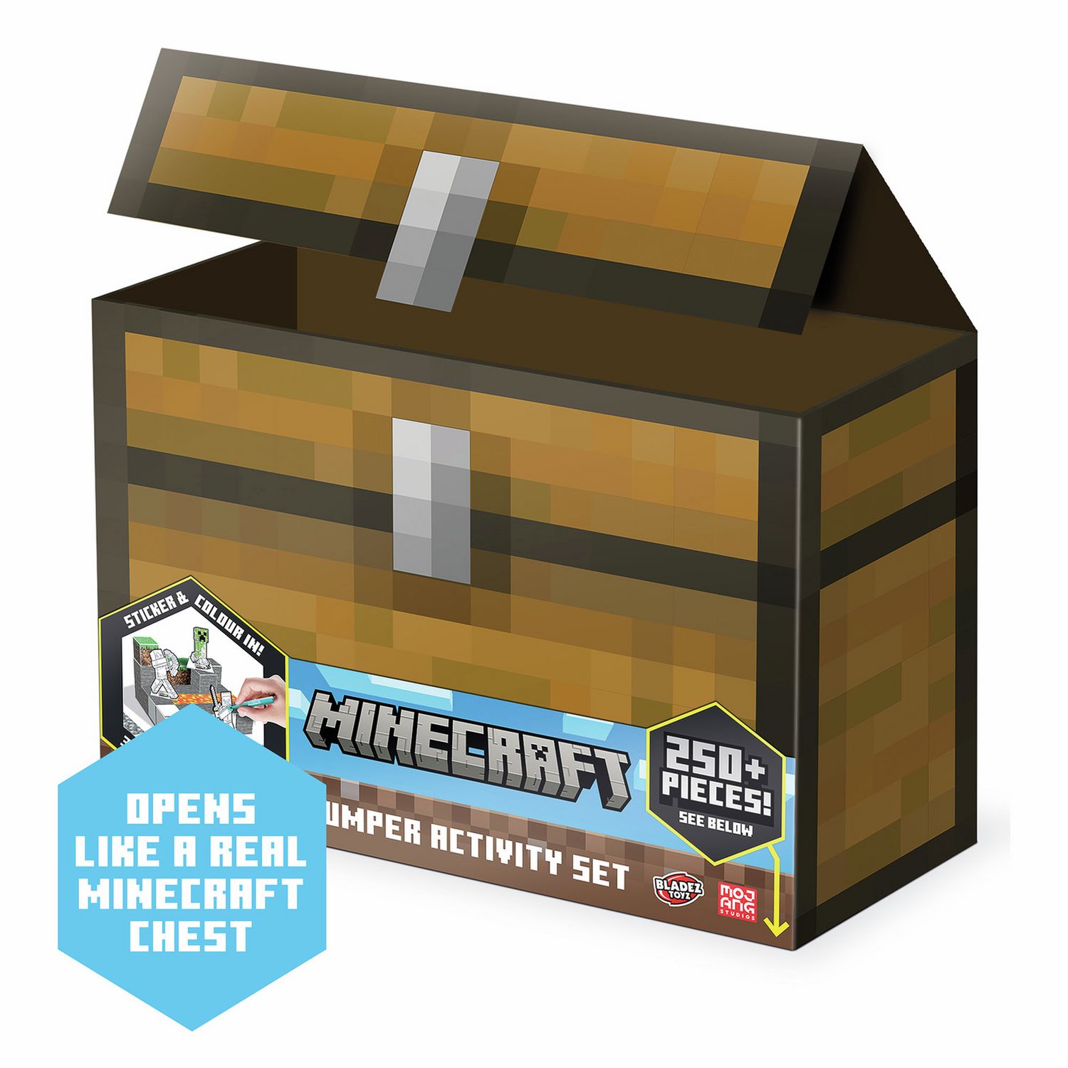 Minecraft Bumper Activity Set 250 craft pieces, imported from the UK
