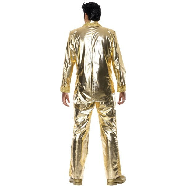 Smiffys Elvis Costume in gold - British product