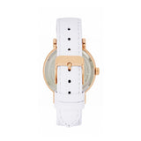 Toff London White Ladies Beige Jack Russell Terrier Dog Head Watch, imported from the UK