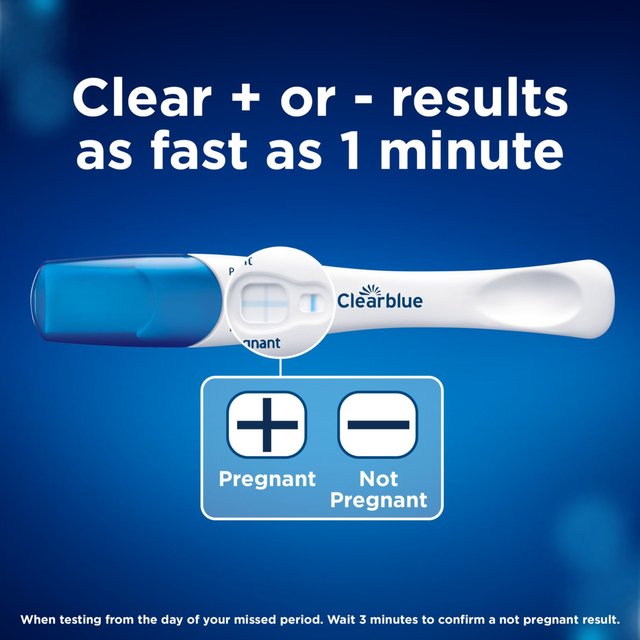 Clearblue Visual Pregnancy Test GOODS M&S   