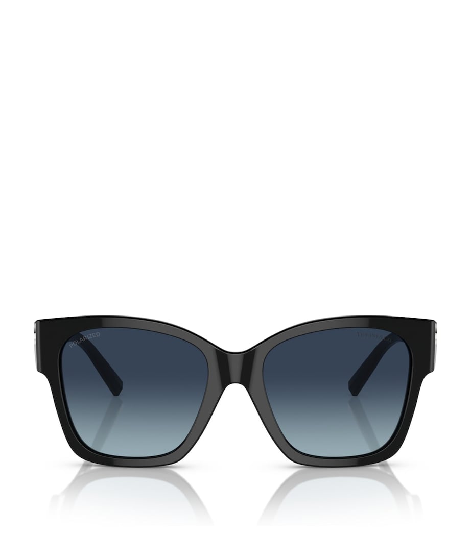 Tiffany & Co acetate square oversized sunglasses, imported from the UK