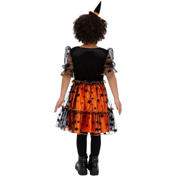 Smiffys Pumpkin Dress costume with matching headband, UK version