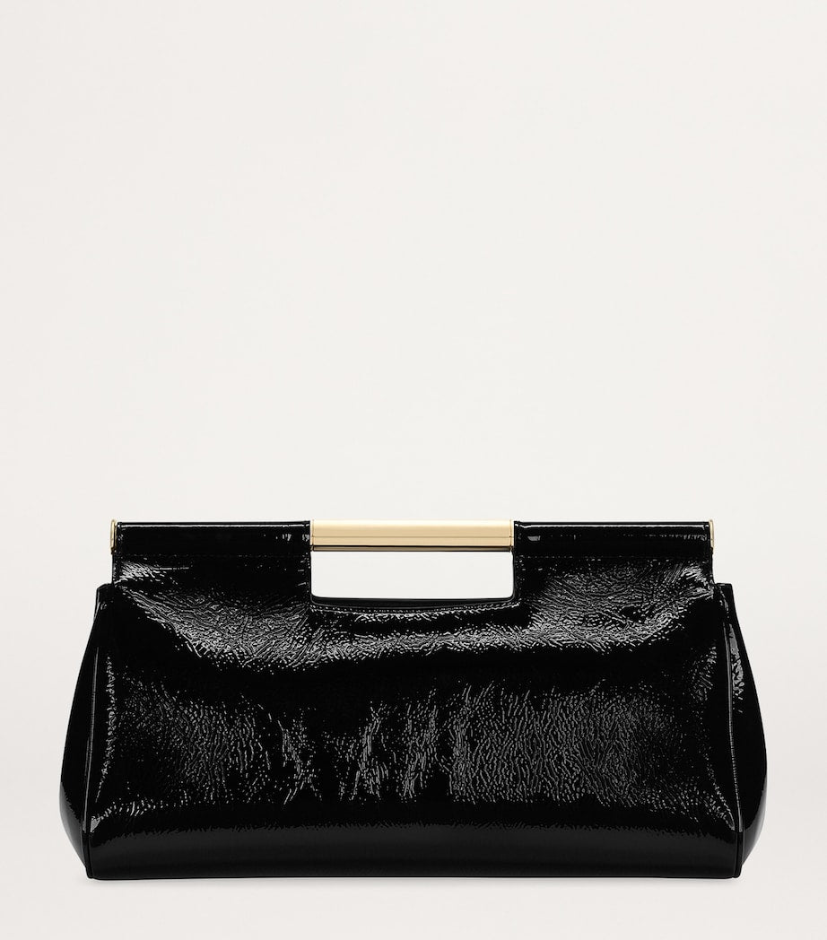 Dolce&Gabbana Sicily clutch bag leather gold hardware, UK version