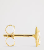 Jade Trau Envoy yellow gold diamond stud earrings, UK version