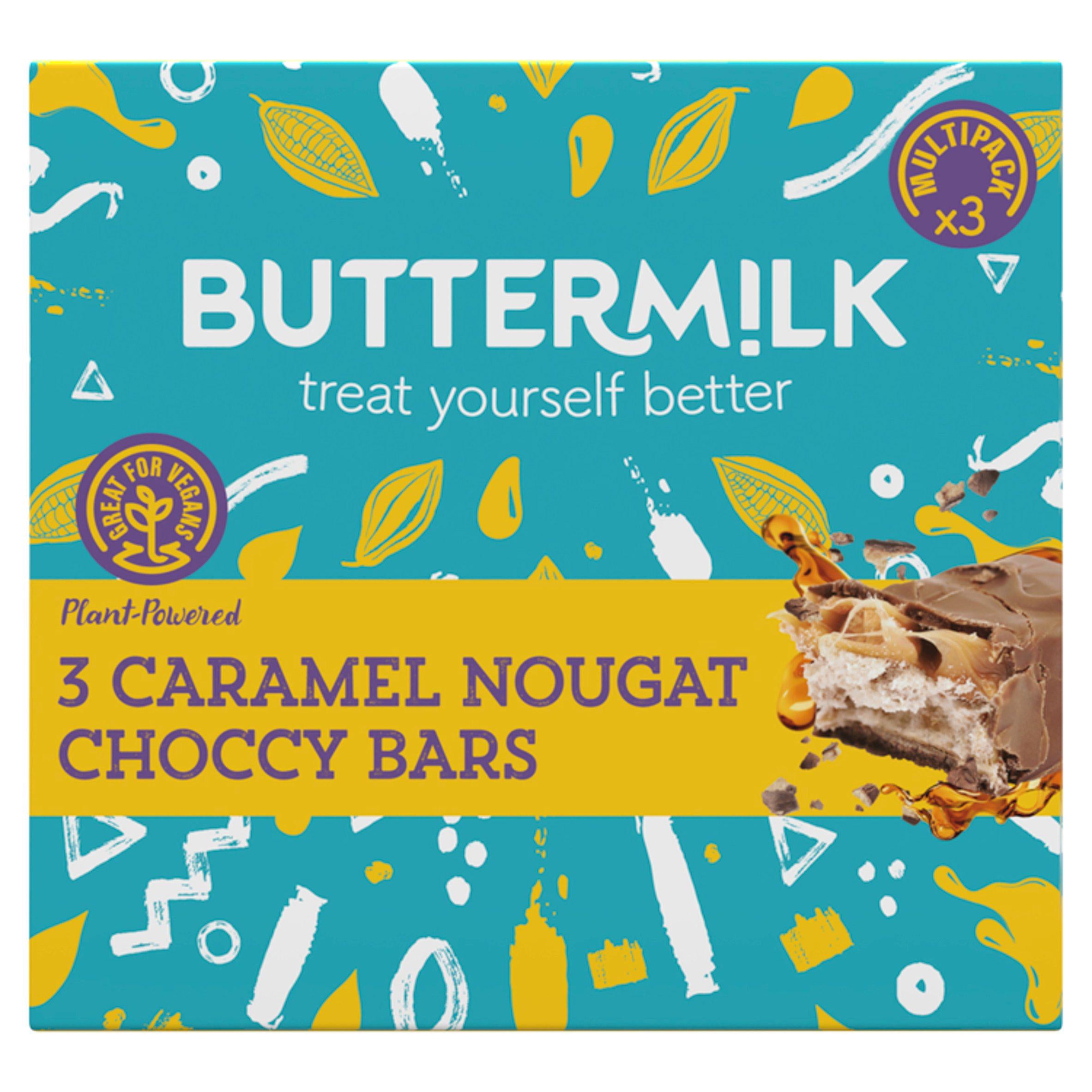 Buttermilk Caramel Nougat Choccy Bars 150g GOODS Sainsburys   