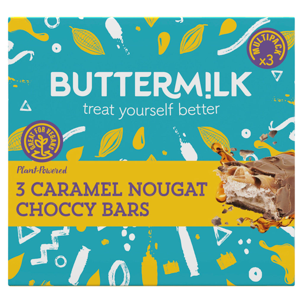 Buttermilk Caramel Nougat Choccy Bars 150g