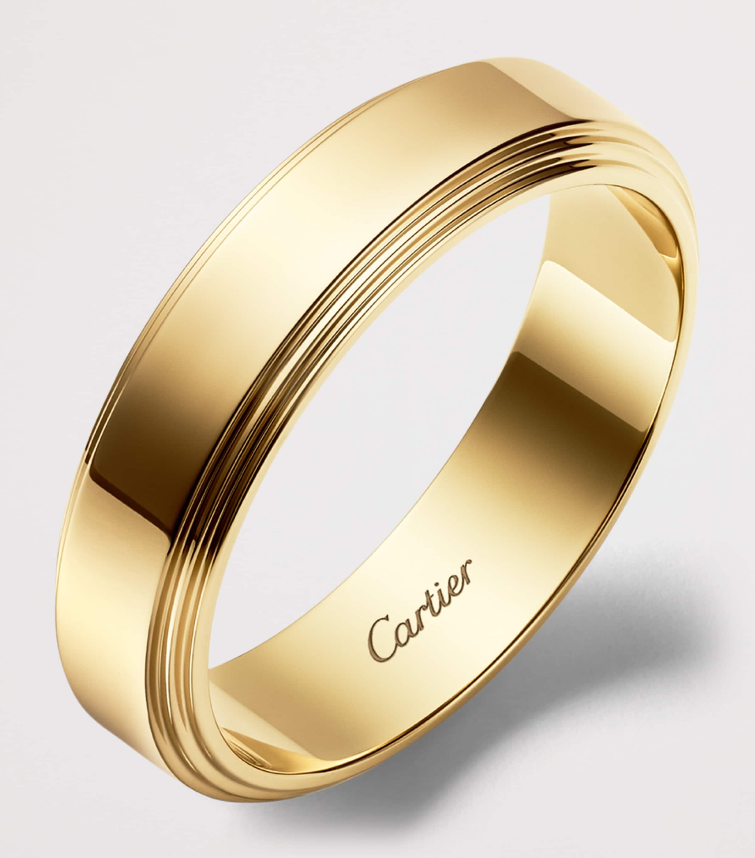 Cartier d'Amour wedding ring 18k yellow gold 5mm, UK version