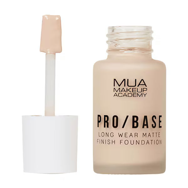MUA Pro Base Long Wear Matte Foundation 102, imported from the UK