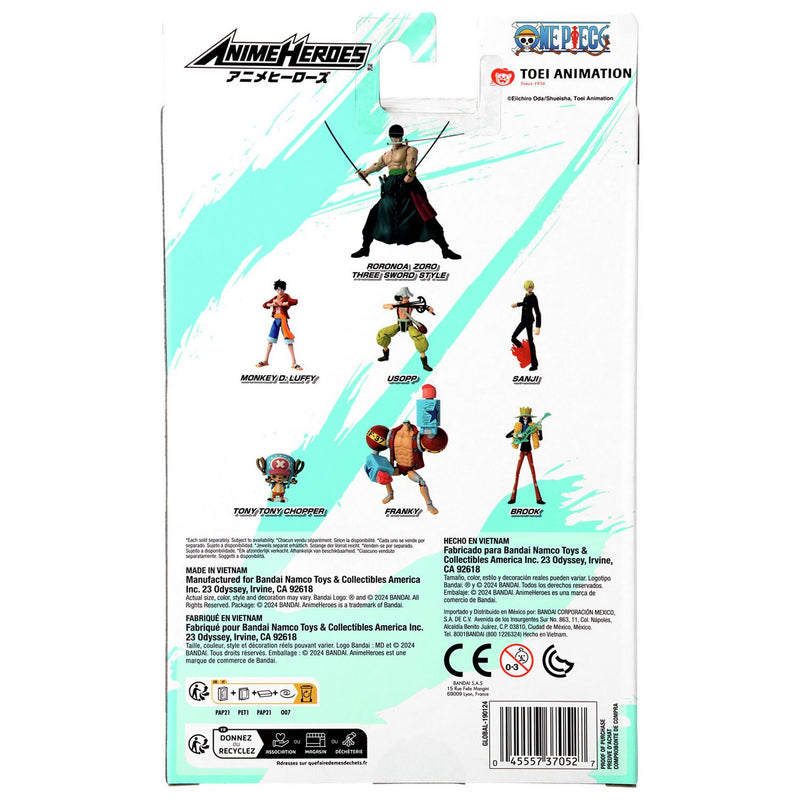 Anime Heroes Roronoa Zoro action figure 17cm - British product