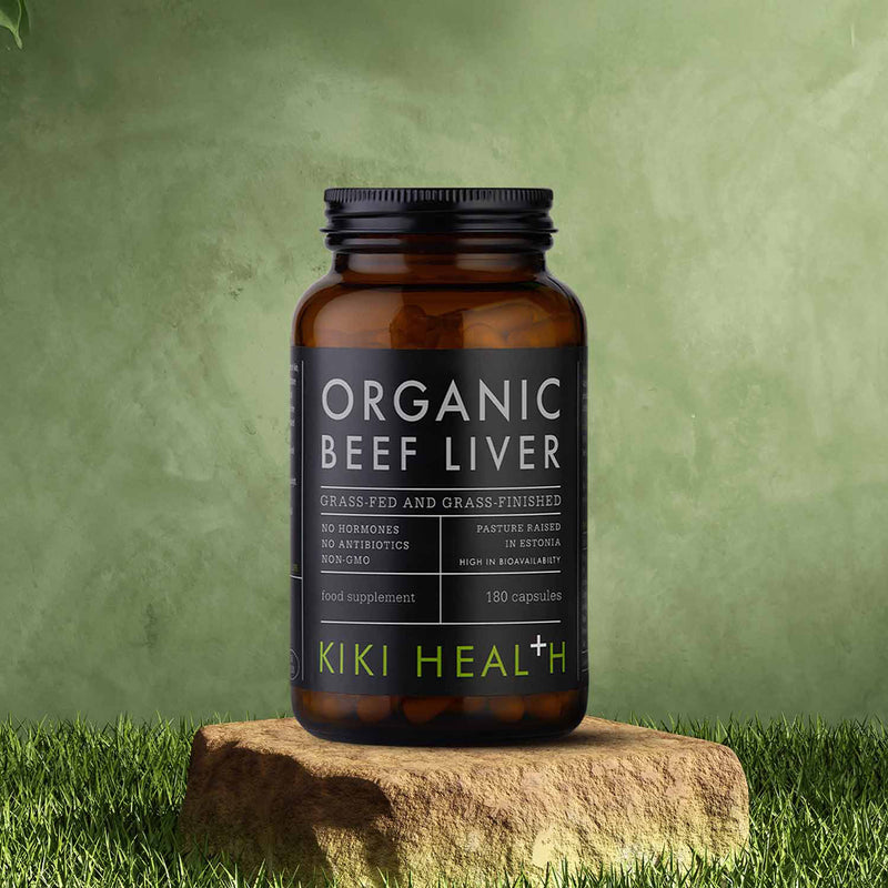 KIKI Health organic beef liver 180 vegicaps, UK version