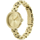 Armani Exchange ladies watch gold-tone 32mm, UK version